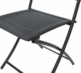Dekorstudio Balkónový skladací set na malý balkón 2x stolička a okrúhly stôl