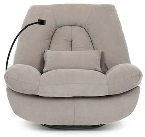 Autronic BONTEC Polohovacie kreslo, elektrické zabudované ovládanie, béžová, látka, TV-7081 LAN2 Farba: Béžová