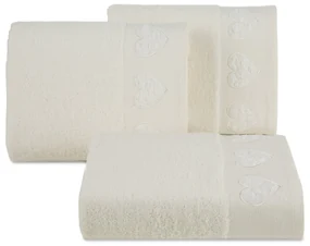 FROTÉ UTERÁK KAMILA (01) SADA 3KS 70X140 CM KRÉMOVÁ