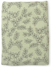 A Little Lovely Company - Mušelínová osuška XL, leaves - sage