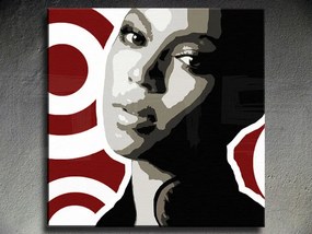 Ručne maľovaný POP Art obraz BEYONCÉ | rôzne rozmery