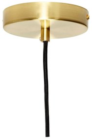 Biele závesné svietidlo so skleneným tienidlom ø 40 cm Serene – Hübsch