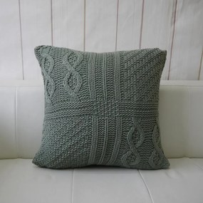 Obliečka na vankúš Sveter 40x40 šedá