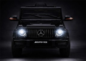 LEAN CARS Elektrické autíčko Mercedes AMG G 63 čierne lakované