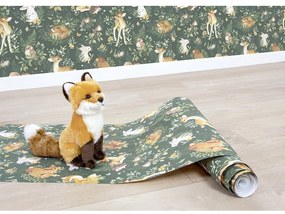 Detská tapeta 10 m x 50 cm Forest Friends – Lilipinso
