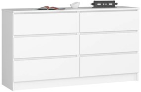 Komoda Rollo K 140  cm bílá matná