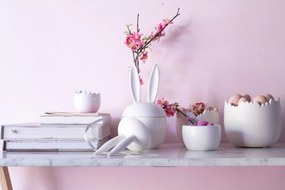 Biela porcelánová dóza ELARIA KANIN - rôzne veľkosti Veľkosť: S
