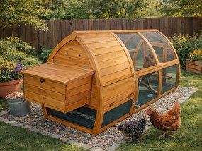 Drevený kurník KENNIVA SUE 2080 x 820 x 1030 mm