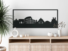 drevko Obraz Rím Rozmer obrazu: 37 x 89 cm, Farba dekorácie: Čierna