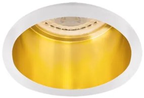 KANLUX Stropné bodové vstavané osvetlenie KALO D, 68mm, okrúhle, bielozlaté