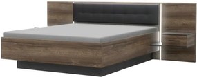 Sconto Posteľ s nočnými stolíkmi BELLEVUE 160x200 cm