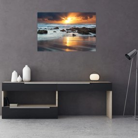 Obraz - More zaliate slnkom (90x60 cm)