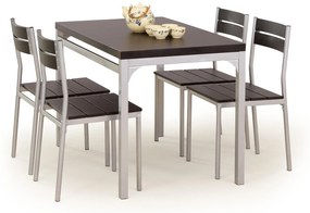 Jedálenský set Benua (pre 4 osoby) (wenge). Akcia -13%. Vlastná spoľahlivá doprava až k Vám domov. 769102