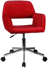 Kancelárska stolička Odalis (červená). Vlastná spoľahlivá doprava až k Vám domov. 1069468