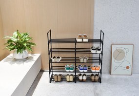 Modulární botník Aron 90 cm černý