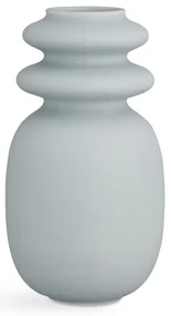 Modro-sivá keramická váza Kähler Design Kontur, výška 29 cm