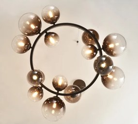 Brilagi - LED luster na lanku MILLA 15xG9/3W/230V hnedá/dymová hnedá