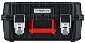 Kistenberg Kufor na náradie s kov. zámky HEAVY čierny 445x360x216