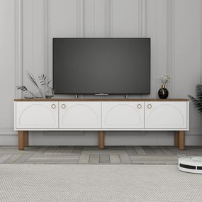 TV stolík/skrinka Bohnedo (biela). Akcia -17%. Vlastná spoľahlivá doprava až k Vám domov. 1121654