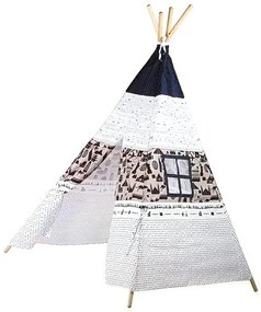 Lean Toys Detský Teepee stan – Dinosaury 145cm