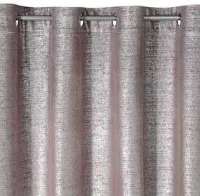 ZATEMŇOVACÍ ZÁVES NA KRÚŽKOCH AMBI 140X250 CM PÚDROVO RUŽOVÁ