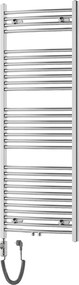 Mexen Ares, elektrické vykurovacie teleso 1500x600 mm + vykurovacia tyč 600 W, chrómová, W102-1500-600-2600-01