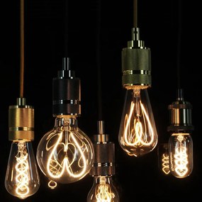 Toolight Toolight, závesná stropná lampa 1xE27 APP342-1CP, čierna, OSW-08409