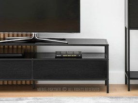 TV stolík/skrinka Subsidios (čierna). Akcia -15%. Vlastná spoľahlivá doprava až k Vám domov. 1137069