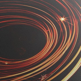 Obraz abstraktných liniek (120x50 cm)