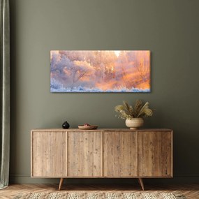 Obraz - Mrazivé svitanie (120x50 cm)
