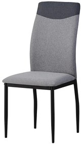 Stolička Pegasus 10426 sivá/čierna