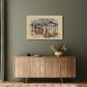 Obraz - Forum Romanum, Rím, Taliansko (90x60 cm)