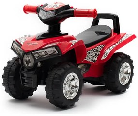 Detské odrážadlo so zvukom Štvorkolka červená