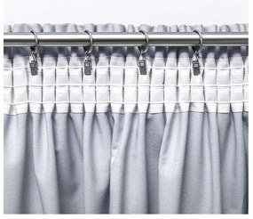 Sivý záves 260x130 cm Posh Velvet - Yellow Tipi