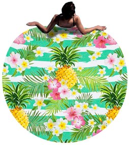 Tutumi Tutumi, plážová osuška 150cm, vzor ananás, REC-02005