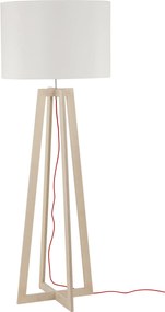NOWODVORSKI Stojacia drevená lampa v škandinávskom štýle ACROSS, 1xE27, 60W
