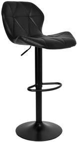 Barová stolička GORDON eko-koža čierna