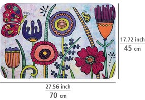 Wenko Kúpeľňová predložka Rollin'Art Full Bloom 45 x 70 cm