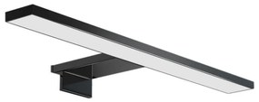 Baterie Centrum LED Kúpeľňové osvetlenie zrkadla LED/8W/230V 4000K 50 cm IP44 čierna BC0536
