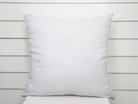 Biante Damašková obliečka na vankúš Atlas Grádl DM-012 Biela - tenké pásiky 2 mm 50 x 50 cm