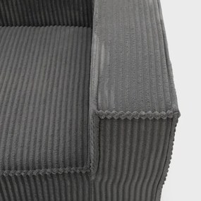 Dvojmiestna pohovka LYKKE tmavosivá 746826