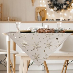 EUROFIRANY VIANOČNÝ OBRUS ELEGANCE6 85X85 CM VZOROVANÝ