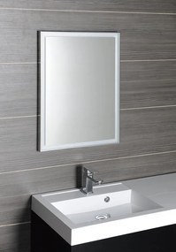 Sapho Sapho, LUMINAR LED podsvietené zrkadlo v ráme 600x800mm, chróm, NL557