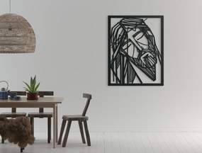 drevko Moderný obraz Ježiš s tŕňovou korunou Rozmer obrazu: 41 x 32,5 cm, Farba dekorácie: Čierna