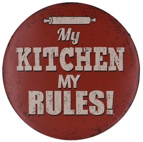 Ceduľa My Kitchen My Rules!