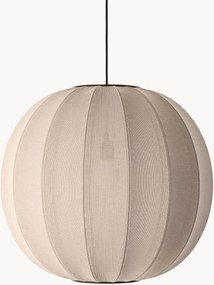 Ručne vyrobené závesné LED svietidlo Knit-Wit