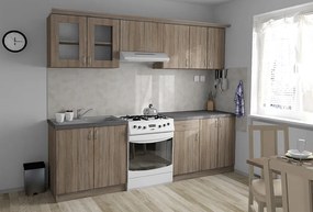 Nabytekmorava Kuchynská linka Bára B farba kuchyne: dub sonoma tmavá