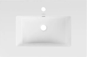 Mexen Atena vstavané umývadlo do dosky 71 x 46 cm, biele - 25017000