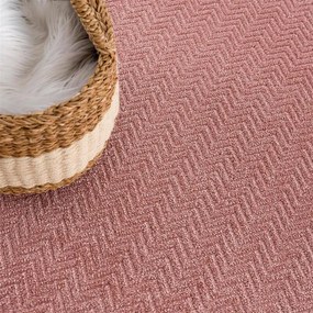 Dekorstudio Jednofarebný koberec FANCY 805 - ružový Rozmer koberca: 200x290cm