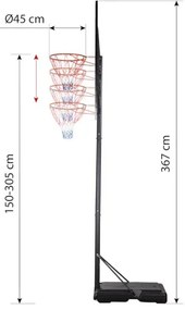 Basketbalový kôš NILS ZDK319E
